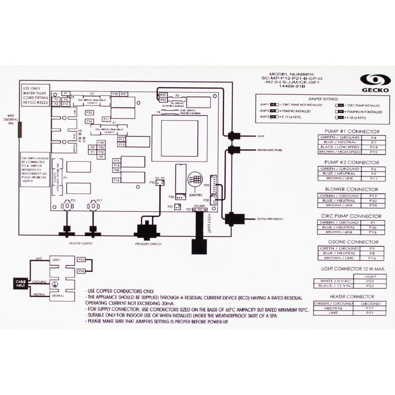 Gecko SSPA (2 vattenpumpar + luftpump) - UTGÅTT