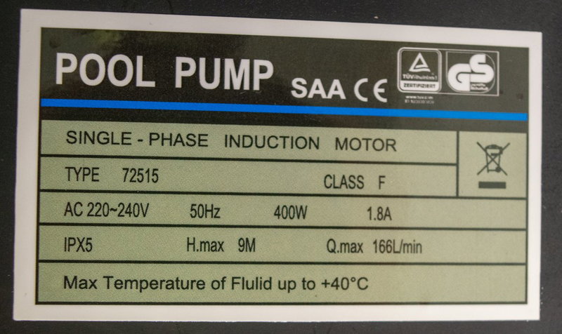 Pool filterset Hydro Star 300 0.35 HK Utan