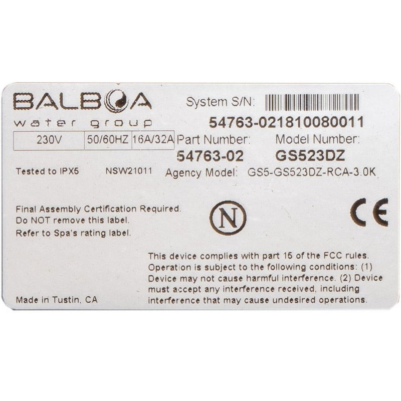 Balboa GS523DZ Kretskort