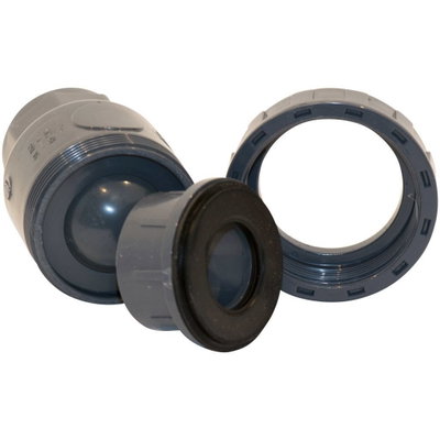 Backventil 50 mm 1x limkoppling, 1x skruvkoppling (ho-ho)