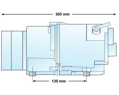 Spatech / Wellis 450HXX, Luftpump 450W med värmare 300W Kabel med in.link kontakt
