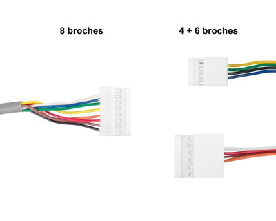 Styrpanel Gecko TSC-24, Dimension One Spas (D1), 7 knappar (Jets1, Jets2, Light, Up, Down, Enter, Program)