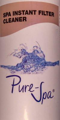 Pure-Spa, Direktverkande Filterrengöring, Spa Instant Filter Cleaner, 0.5 liter