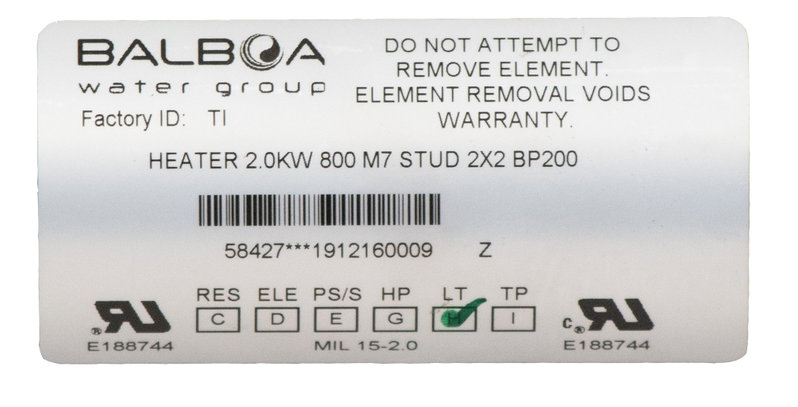 Balboa BP200 Styrbox inkl 2.0kW värmare