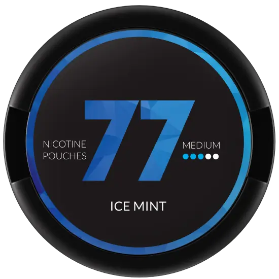 77 Ice Mint Medium by 77 Pouches - extra-strong