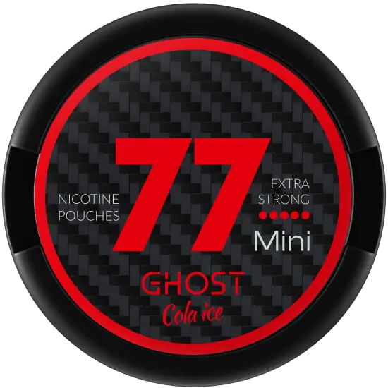 77 GHOST Mini Cola Extra Strong by 77 Pouches - super-strong