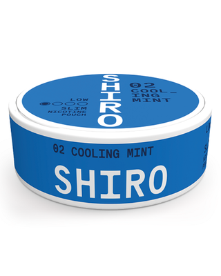 SHIRO 02 Cooling Mint Slim Light Nicotine pouches