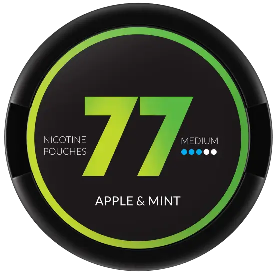 77 Apple Mint Medium by 77 Pouches - extra-strong