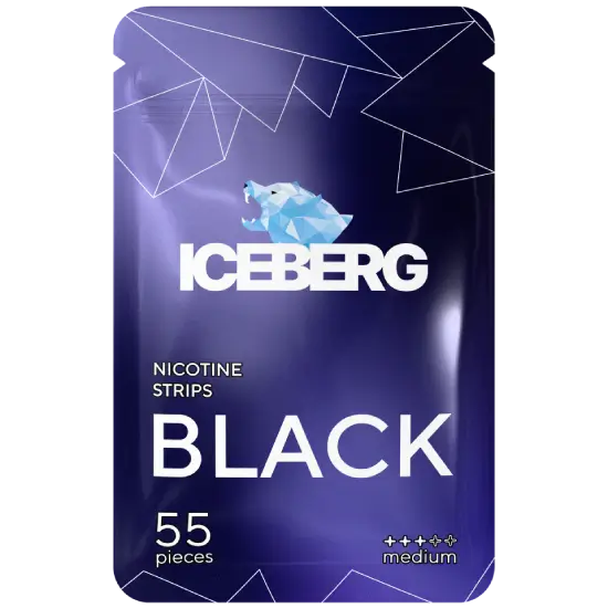 ICEBERG Nicotine Strips Black