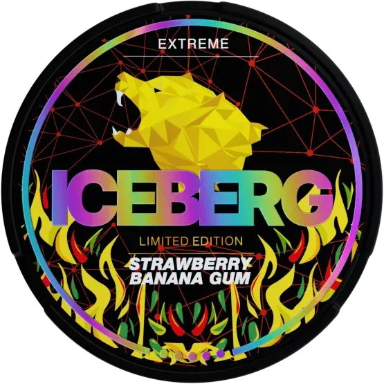ICEBERG Strawberry Banana Gum Extreme