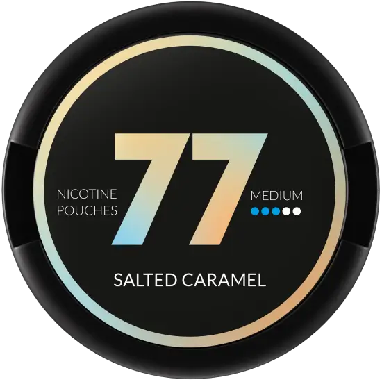 77 Salted Caramel Medium by 77 Pouches - extra-strong