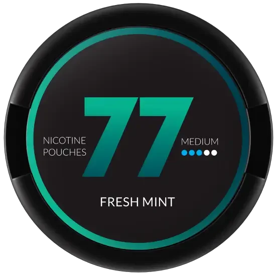 77 Fresh Mint Medium by 77 Pouches - extra-strong