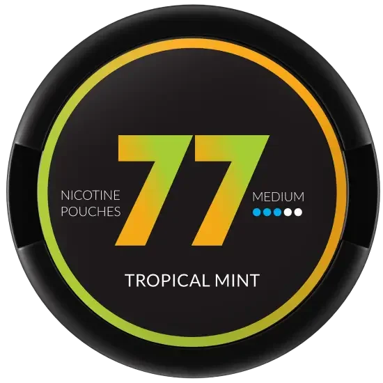 77 Tropical Mint Medium by 77 Pouches - extra-strong