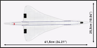 COBI-1689 Concorde G-BBDG - Officially Licensed Product