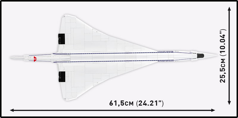 COBI-1689 Concorde G-BBDG - Officially Licensed Product