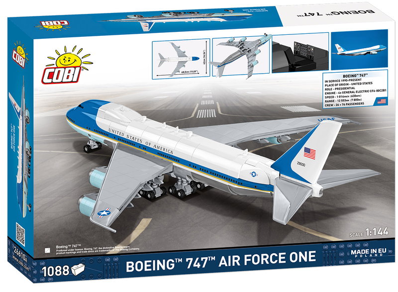COBI-26610 Air Force One Boeing 747
