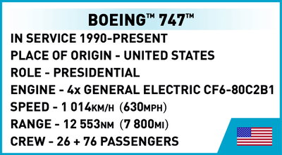COBI-26610 Air Force One Boeing 747