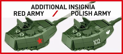 COBI-2683 Red Army  T-34-85 2-in-1 Stridsvagn
