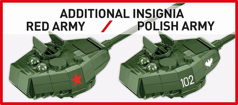 COBI-2683 Red Army  T-34-85 2-in-1 Stridsvagn