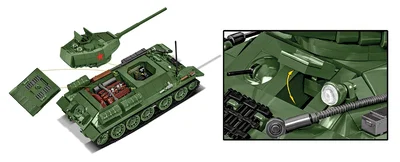 COBI-2683 Red Army  T-34-85 2-in-1 Stridsvagn
