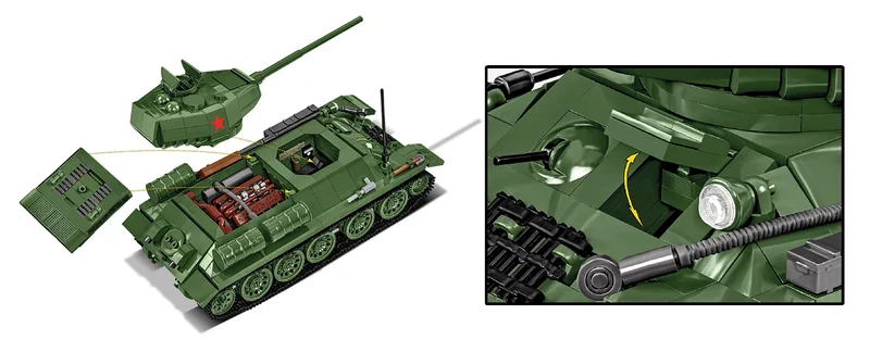 COBI-2683 Red Army  T-34-85 2-in-1 Stridsvagn