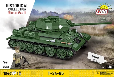 COBI-2683 Red Army  T-34-85 2-in-1 Stridsvagn