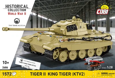 COBI-2686 Tiger II King Tiger (KTV2) WWII - Skala 1:28