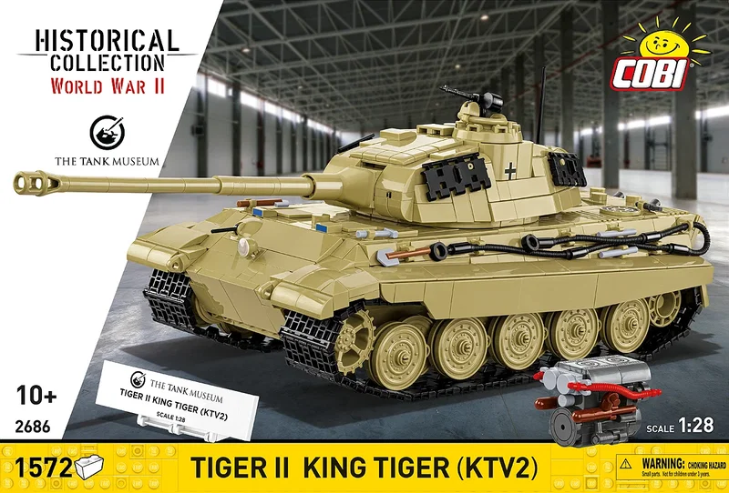 COBI-2686 Tiger II King Tiger (KTV2) WWII - Skala 1:28