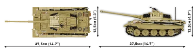 COBI-2686 Tiger II King Tiger (KTV2) WWII - Skala 1:28