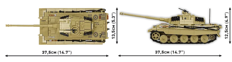 COBI-2686 Tiger II King Tiger (KTV2) WWII - Skala 1:28