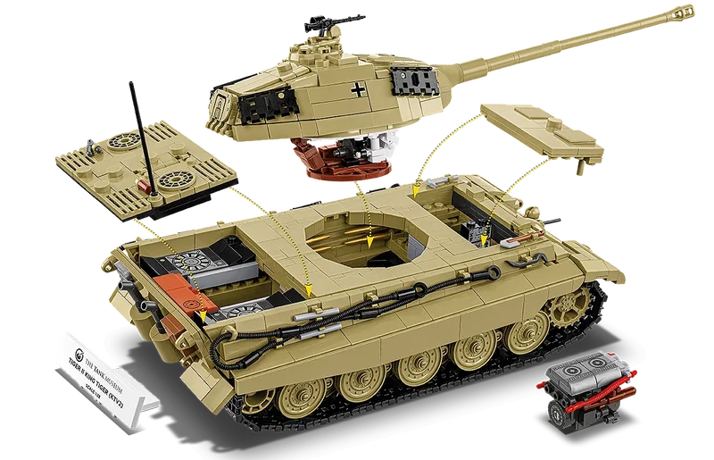 COBI-2686 Tiger II King Tiger (KTV2) WWII - Skala 1:28
