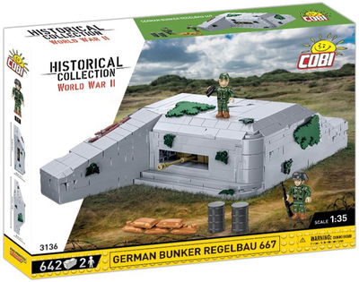 Cobi Tysk WWII Regelbau 667 bunker från Atlantvallen