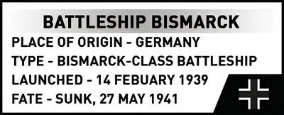 COBI-4854 Battleship Bismarck