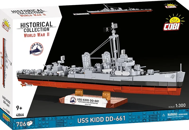 COBI-4866 USS Kidd DD-661 Jagare
