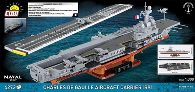 COBI-4868 Charles de Gaulle Aircraft Carrier (R91)