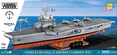 COBI-4868 Charles de Gaulle Aircraft Carrier (R91)
