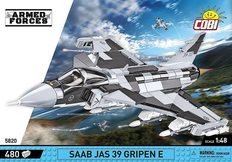 COBI-5820 SAAB JAS 39 GRIPEN E - THREE CROWN MARKING