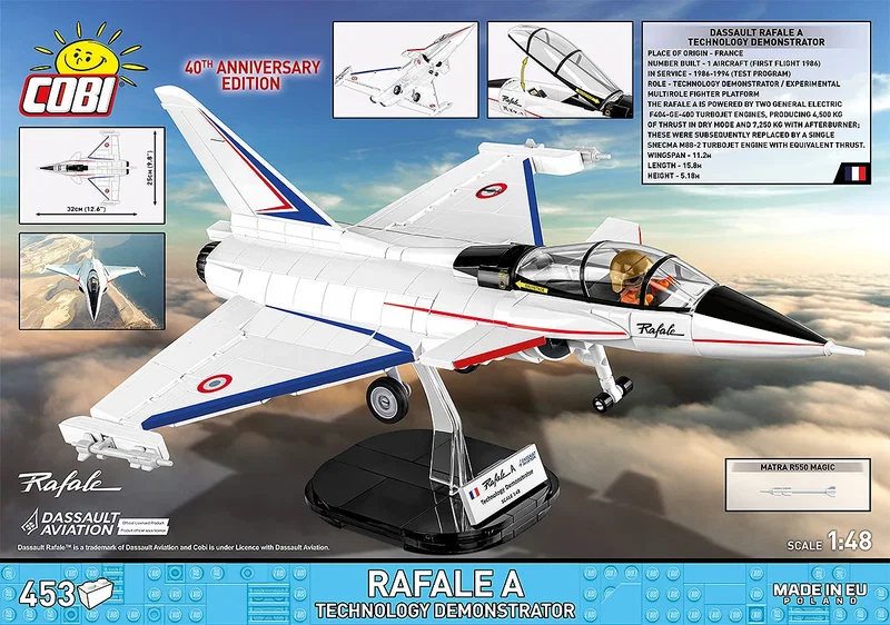 COBI-5931 Rafale A Technology Demonstrator Stridsflygplan