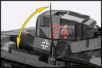 COBI-2660 Panzer I Ausf.B Stridsvagn (Frankrike 1940)