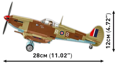 COBI-5764 Supermarine Spitfire Mk.IXe Flygplan