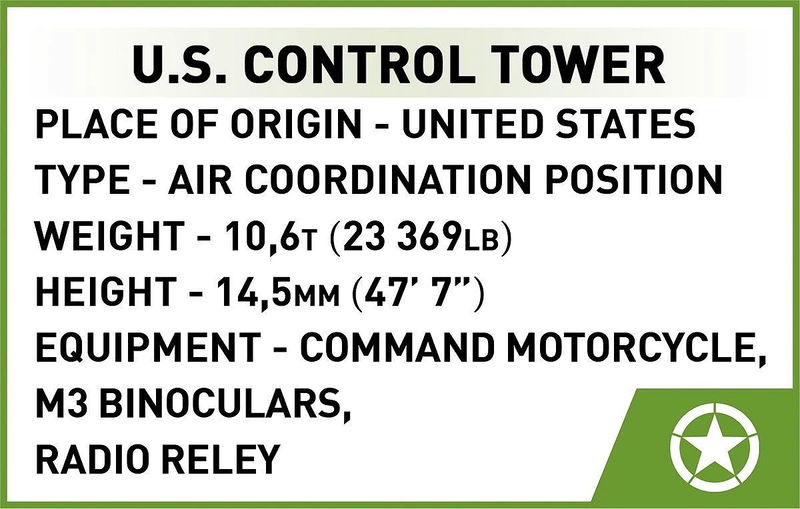 COBI-3125 U.S. Control Tower
