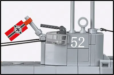COBI-4852 Submarine VIIB U-Båt U-52