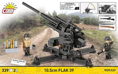 COBI-3142 10,5 cm Flak 39 Kanon
