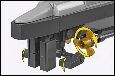 COBI-4852 Submarine VIIB U-Båt U-52