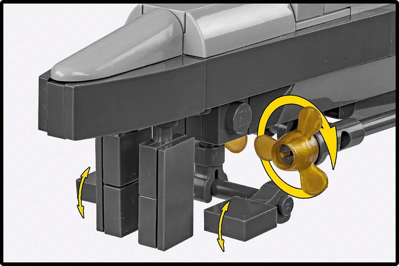 COBI-4852 Submarine VIIB U-Båt U-52