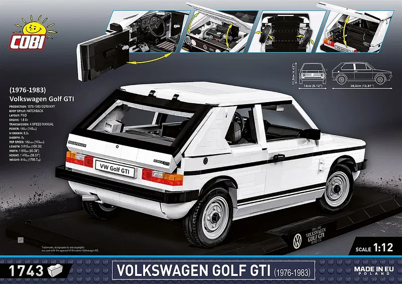 COBI-24358 Volkswagen Golf GTI (1976-1983) - Executive Edition