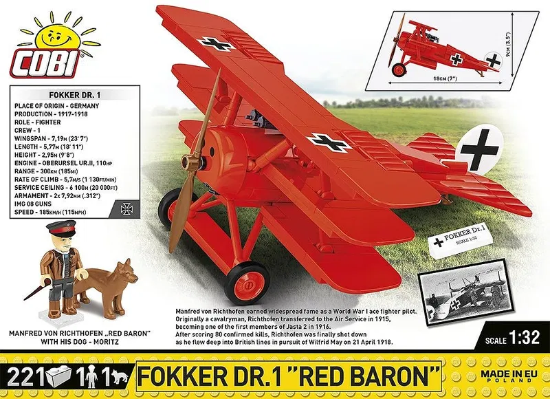COBI-2986 Fokker Dr.1 "Red Baron"