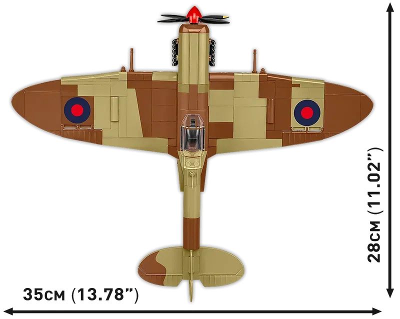 COBI-5764 Supermarine Spitfire Mk.IXe Flygplan
