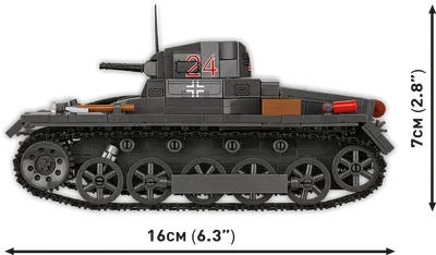 COBI-2660 Panzer I Ausf.B Stridsvagn (Frankrike 1940)