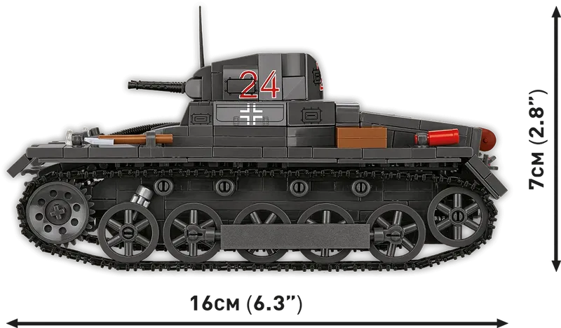 COBI-2660 Panzer I Ausf.B Stridsvagn (Frankrike 1940)